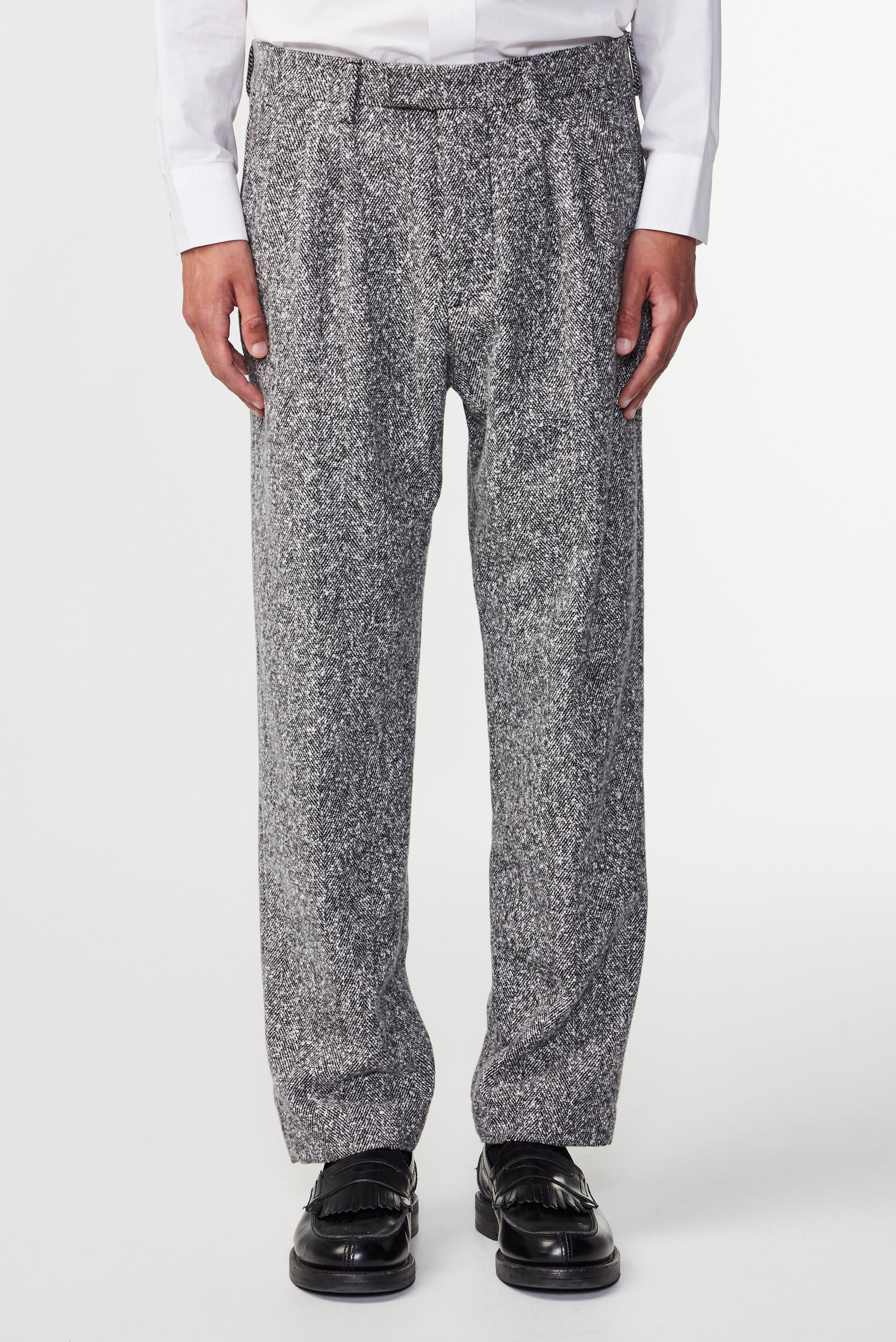 NN.07 Fritz 1087 Tapered Pant in Black Multi | Buster McGee