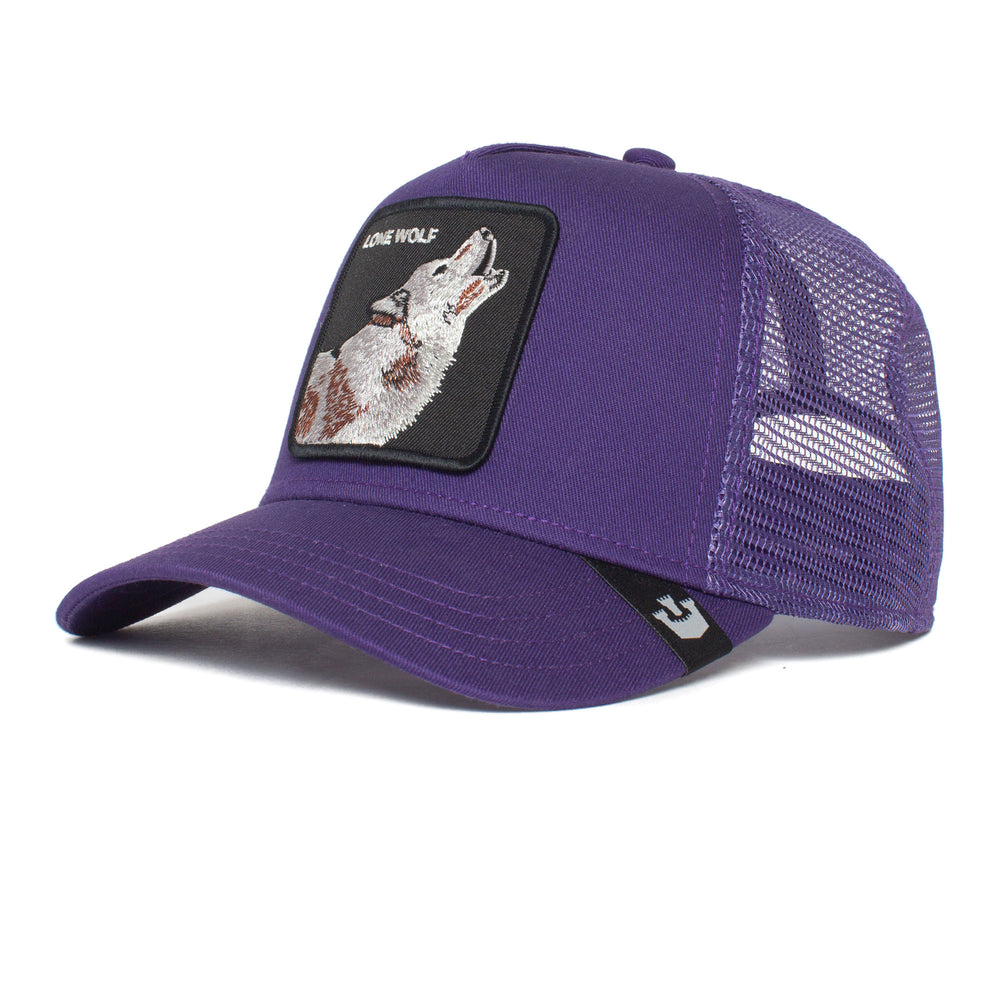 Goorin Bros - The Lone Wolf Trucker Cap in Purple | Buster McGee