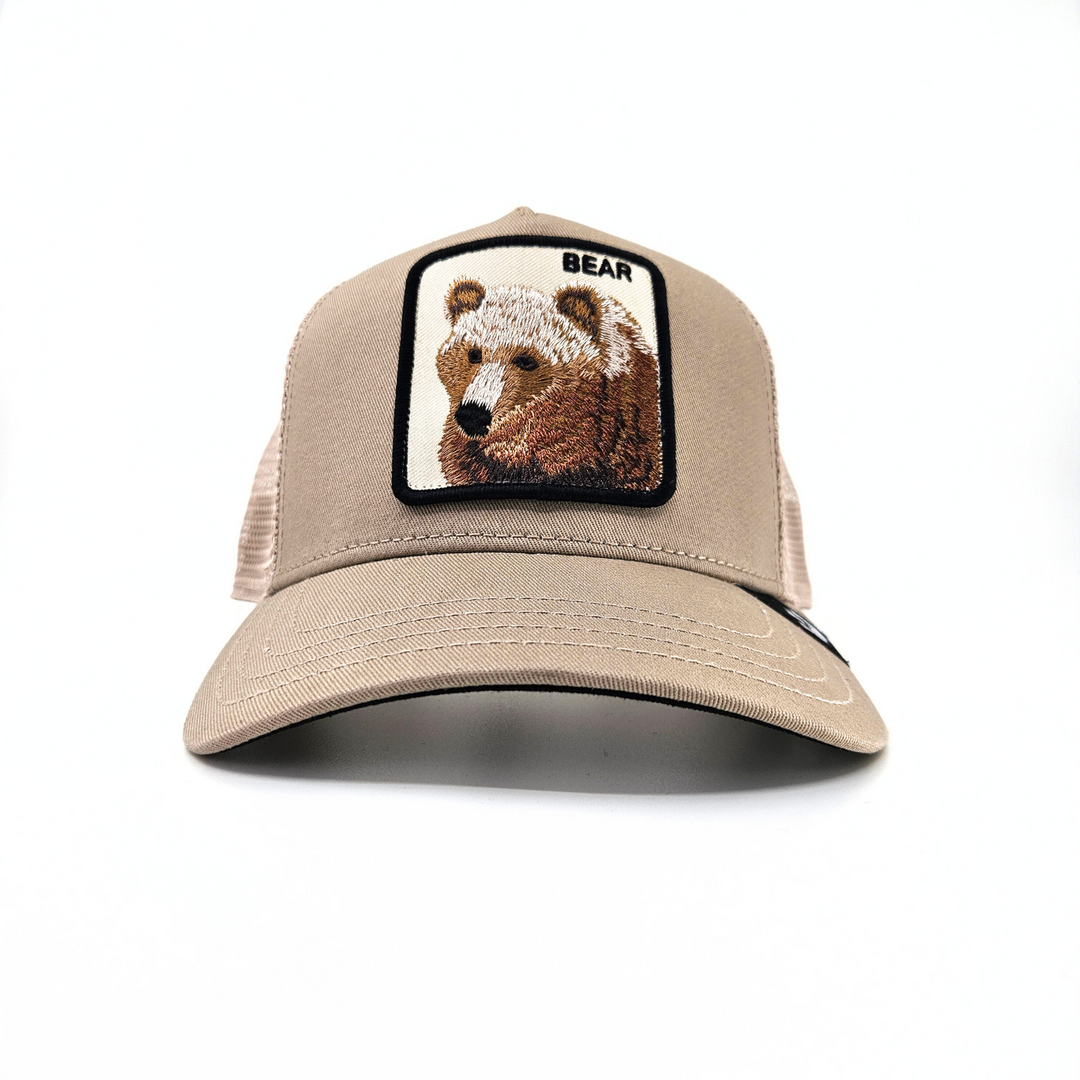 Goorin Bros - Big Bear Trucker Cap in Khaki | Buster McGee