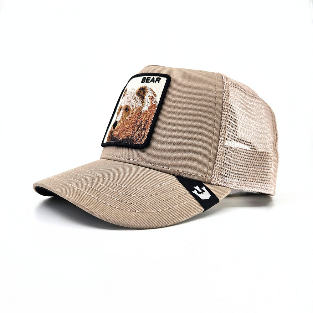 Goorin Bros - Big Bear Trucker Cap in Khaki | Buster McGee