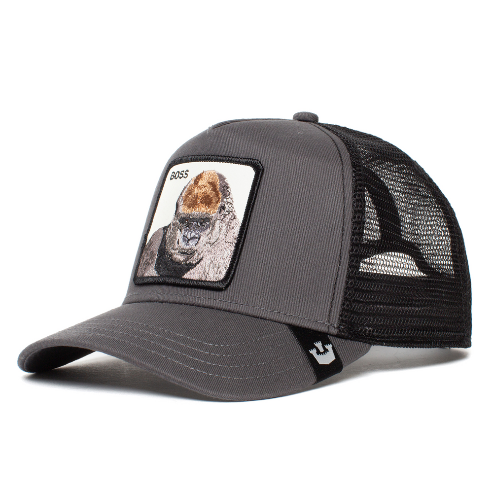 Goorin Bros - The Boss Trucker Cap in Charcoal | Buster McGee