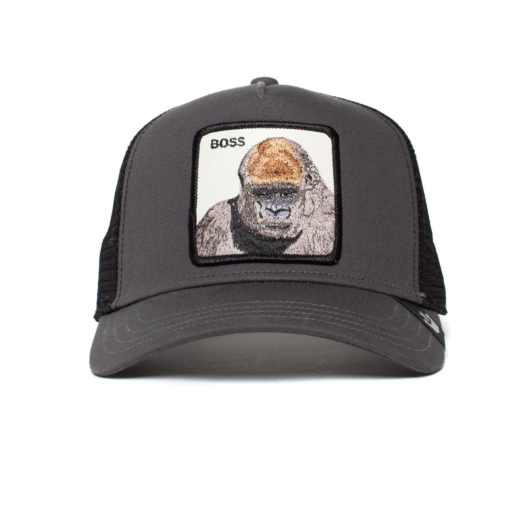 Goorin Bros - The Boss Trucker Cap in Charcoal | Buster McGee