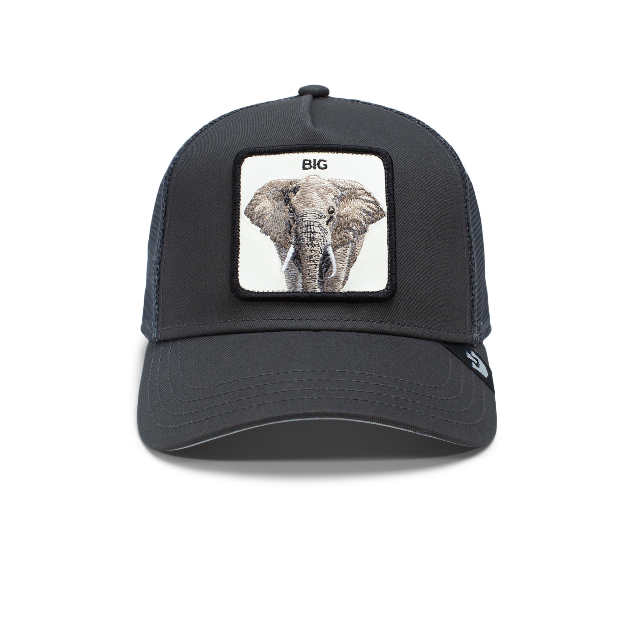 Goorin Bros The Big Elephant Trucker Cap in Charcoal Buster McGee
