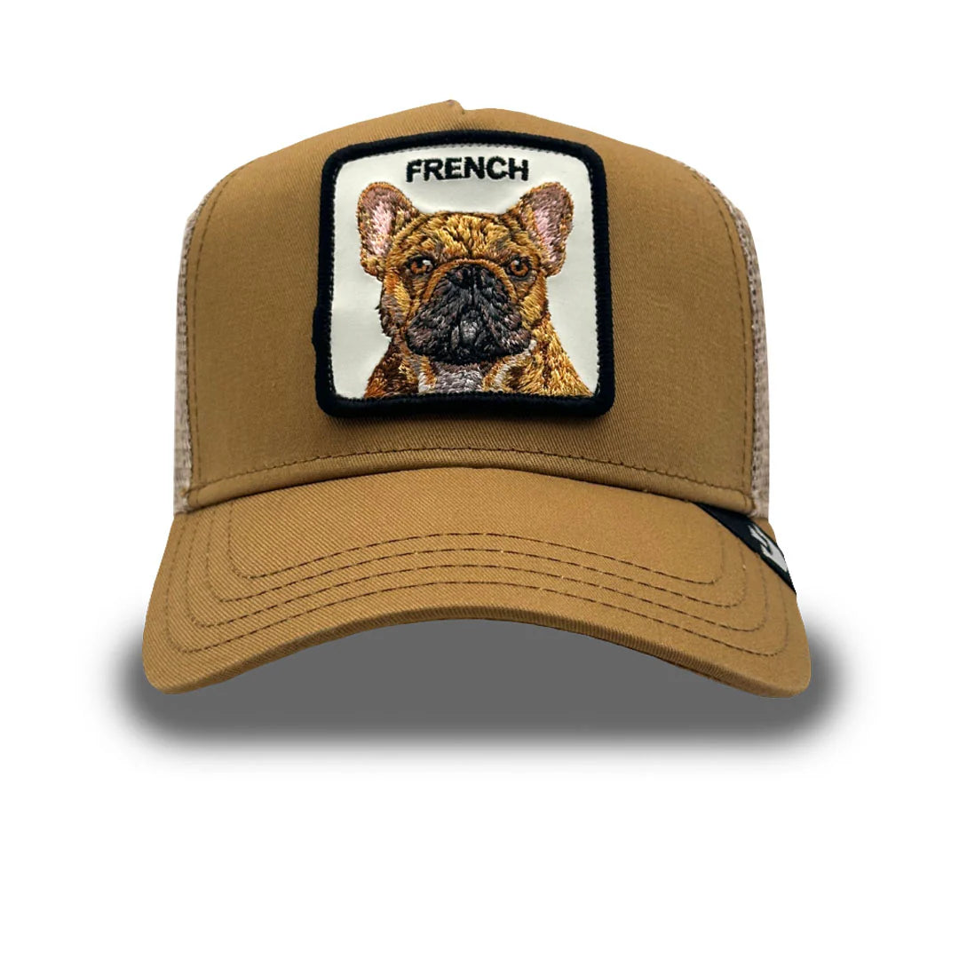 Goorin Bros - The French Frenchie Trucker Cap in Khaki | Buster McGee