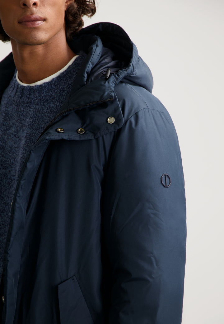 Dstrezzed - Asher Parka in Dark Navy | Buster McGee