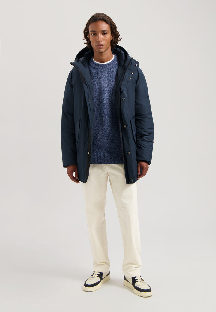 Dstrezzed - Asher Parka in Dark Navy | Buster McGee