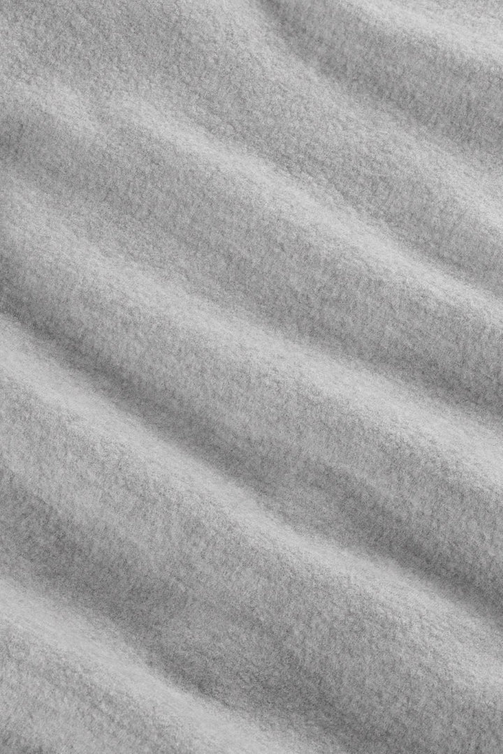 NN07 Jonas 6398 Boiled Wool Shirt in Grey Melange | Buster McGee
