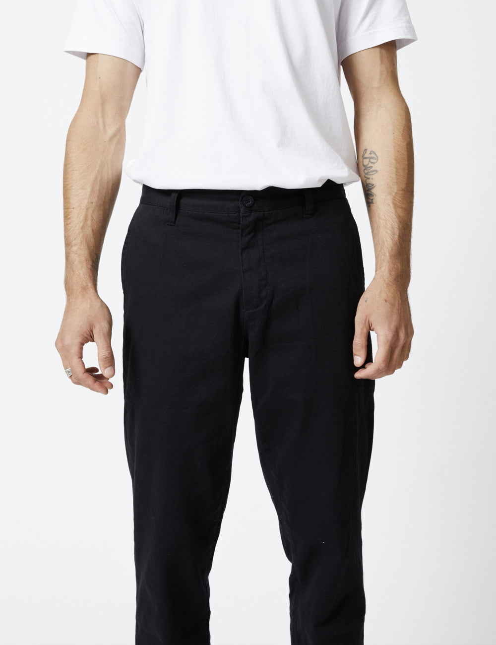Mr Simple - Maxwell Slim Chino in Black | Buster McGee Daylesford