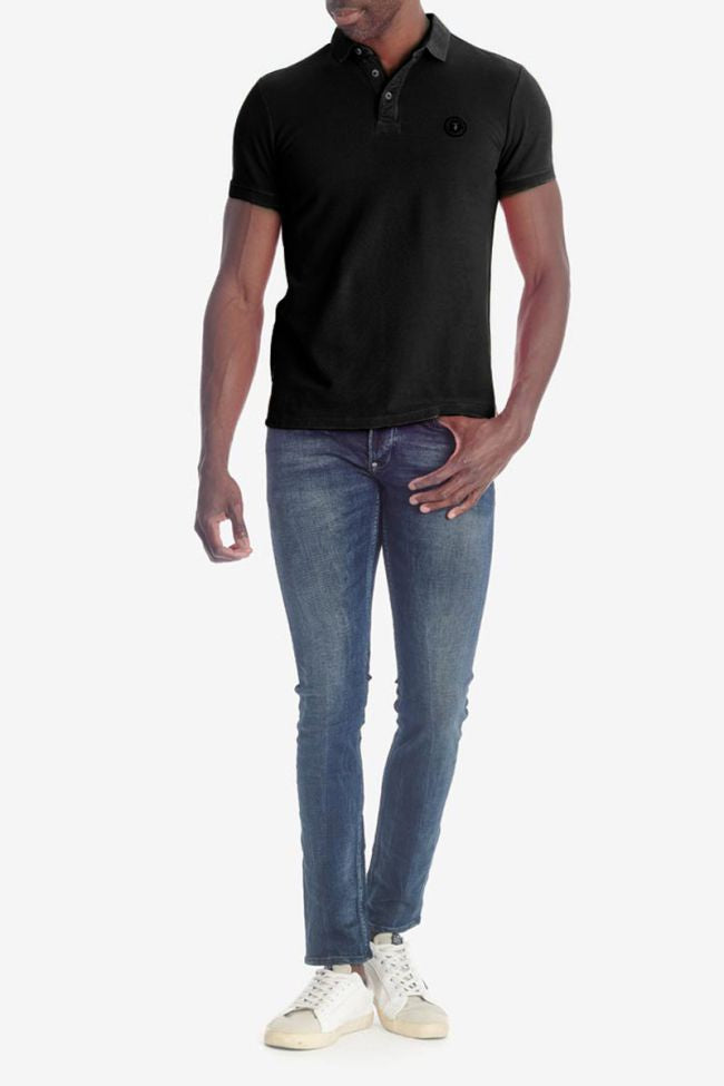 Le Temps des Cerises Dylon Men's Polo in Black | Buster McGee