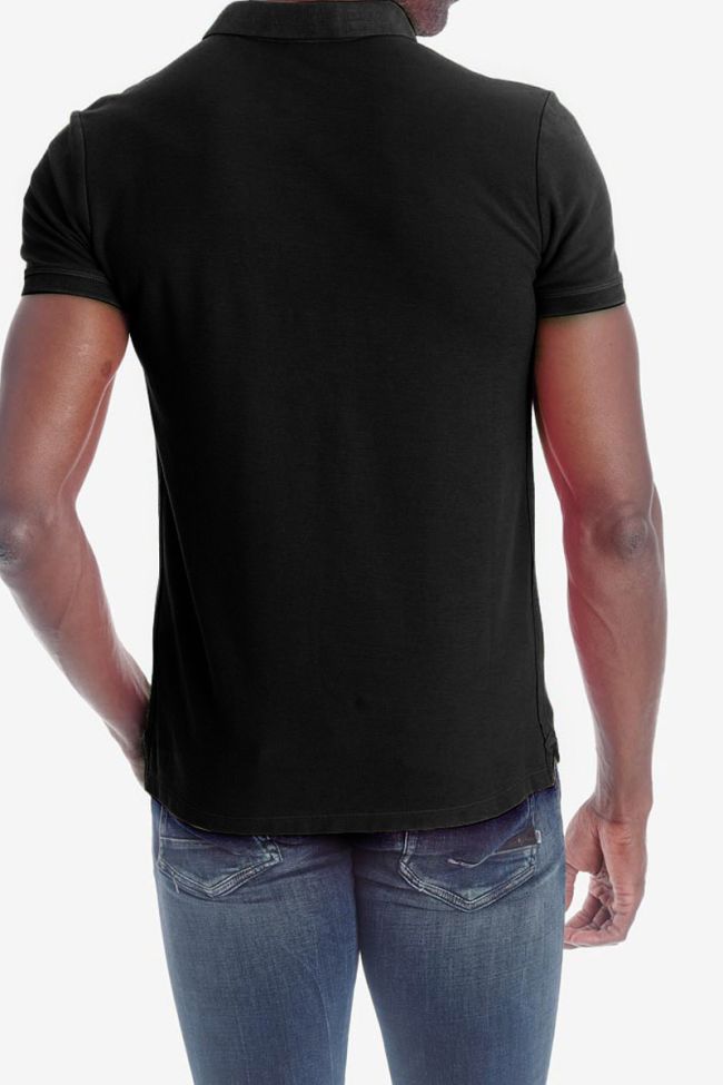 Le Temps des Cerises Dylon Men's Polo in Black | Buster McGee