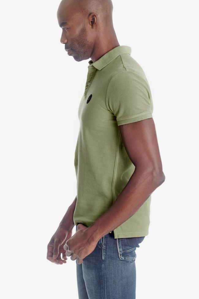 Le Temps des Cerises Dylon Men's Polo in Lizard | Buster McGee