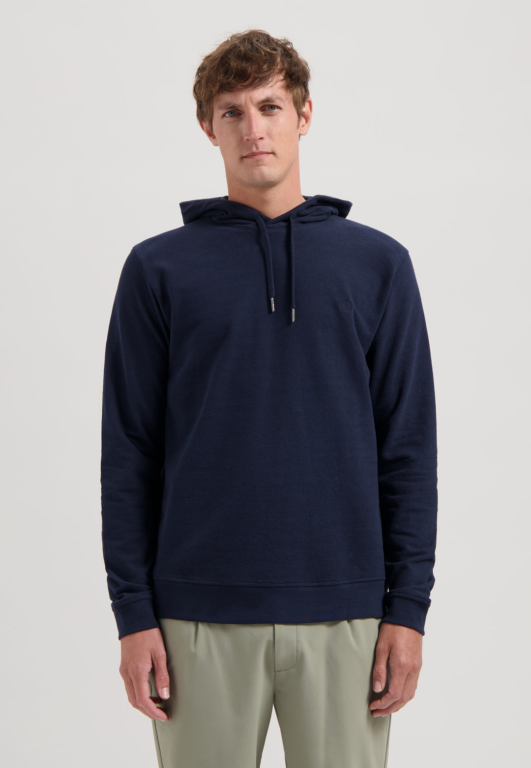 Dstrezzed Newman Hoody in Dark Navy | Buster McGee