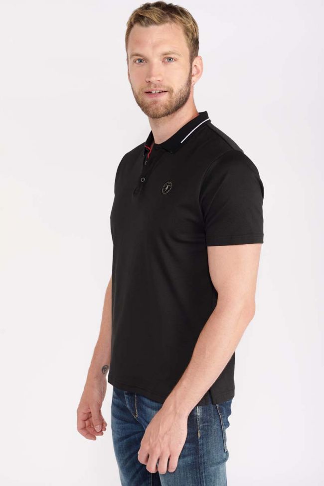 Le Temps des Cerises - Aron Men's Polo Shirt in Black | Buster McGee