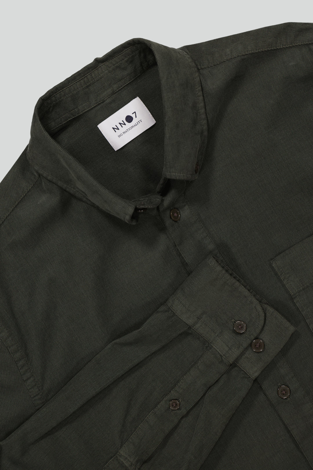 NN07 - Arne BD 5082 Shirt in Dark Army | Buster McGee