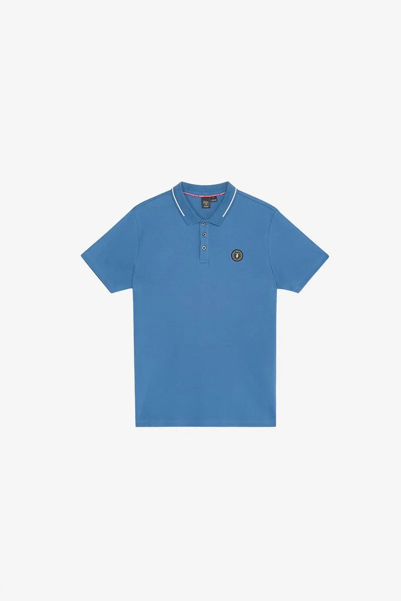 Aron Men's Polo Shirt in Indigo | Buster McGee