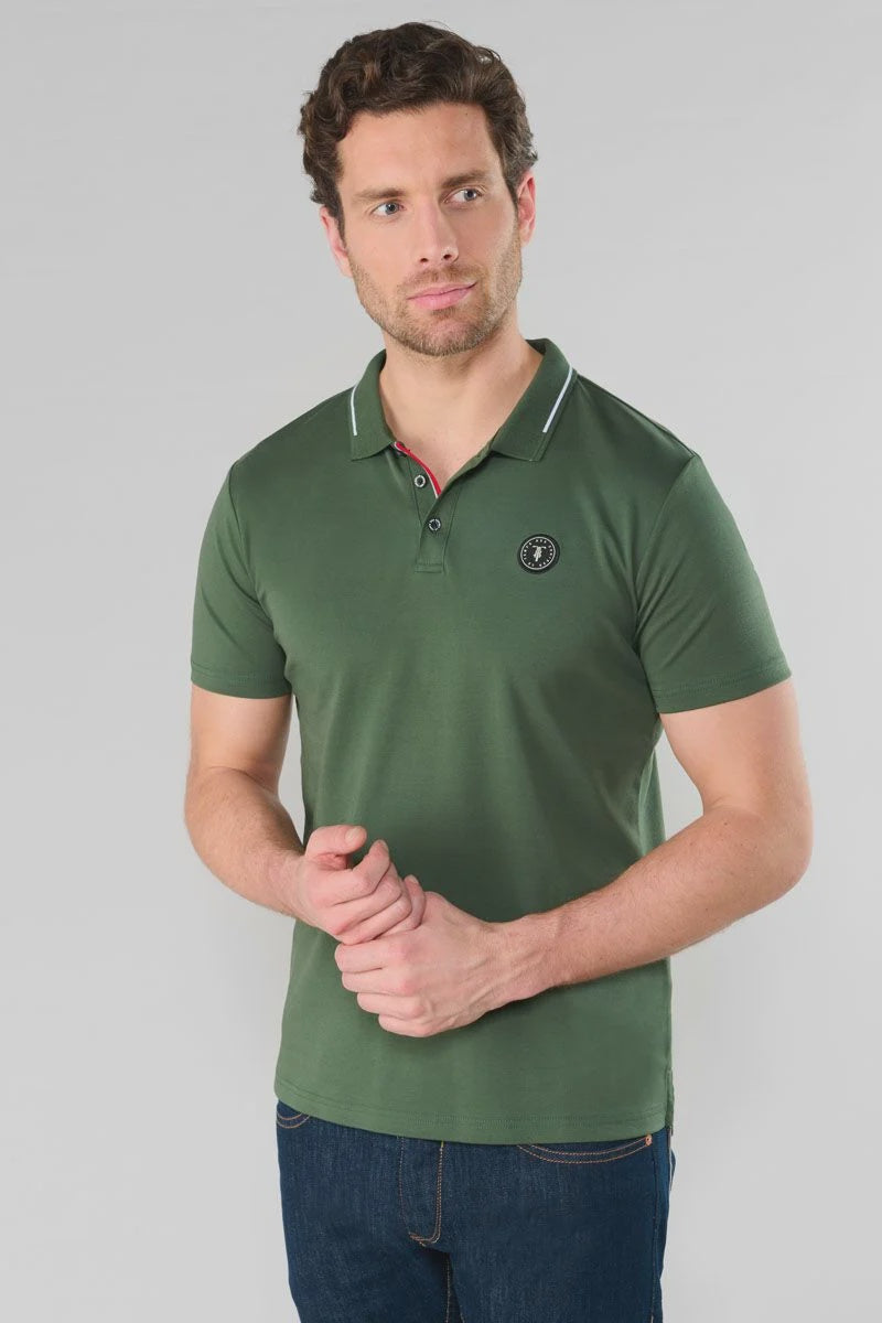 Aron Men's Polo Shirt in Forest | Buster McGee