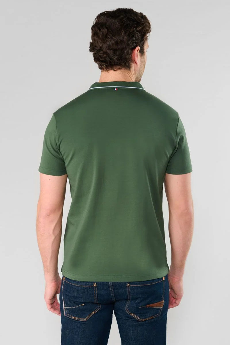 Aron Men's Polo Shirt in Forest | Buster McGee