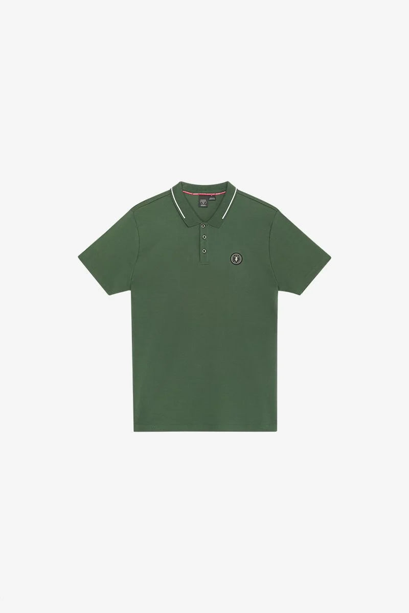 Aron Men's Polo Shirt in Forest | Buster McGee