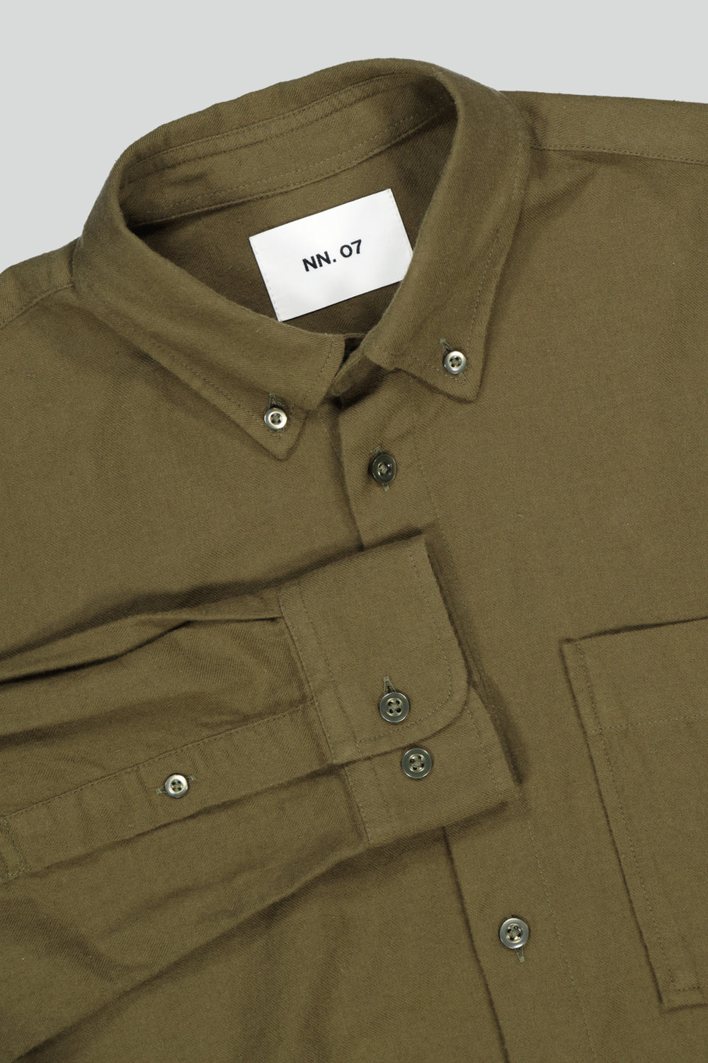NN07 - Arne BD 5159 Shirt in Dark Clay | Buster McGee