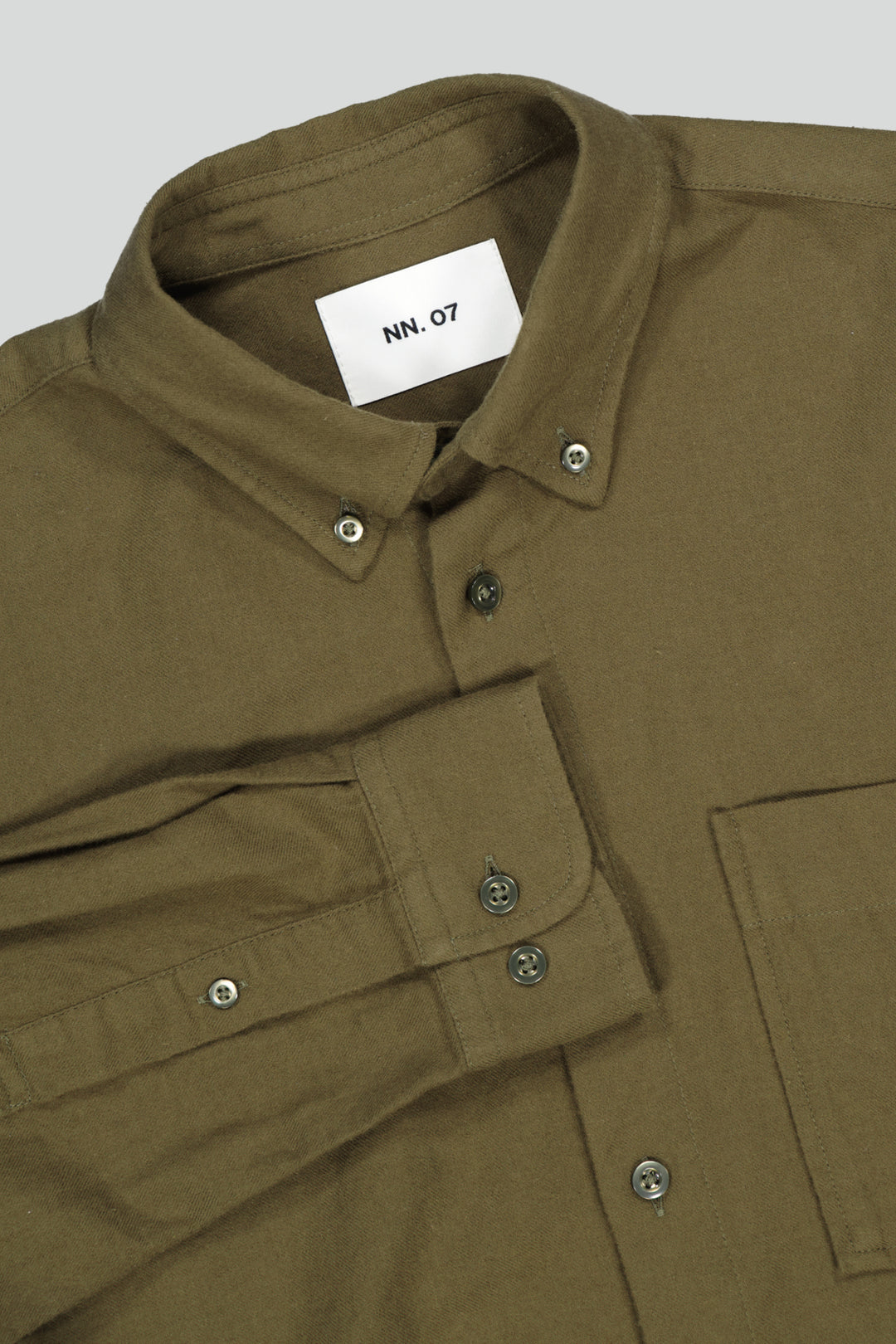 NN07 - Arne BD 5159 Shirt in Dark Clay | Buster McGee