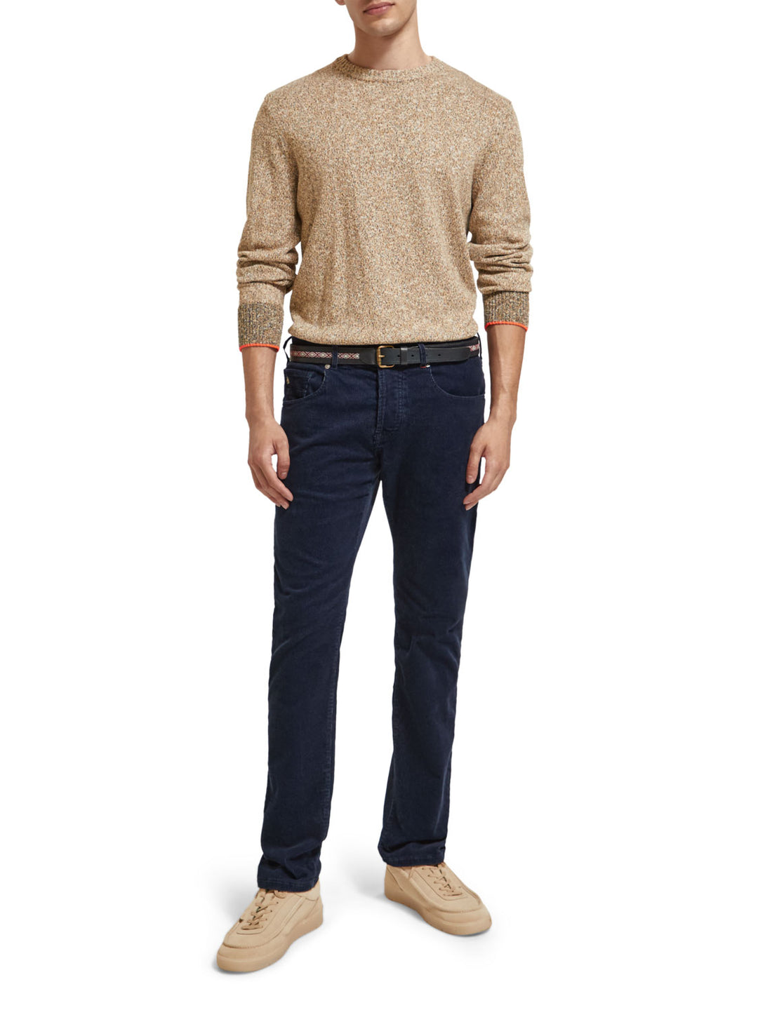 Ralston Regular Slim Fit Corduroy Pants in Night | Buster McGee