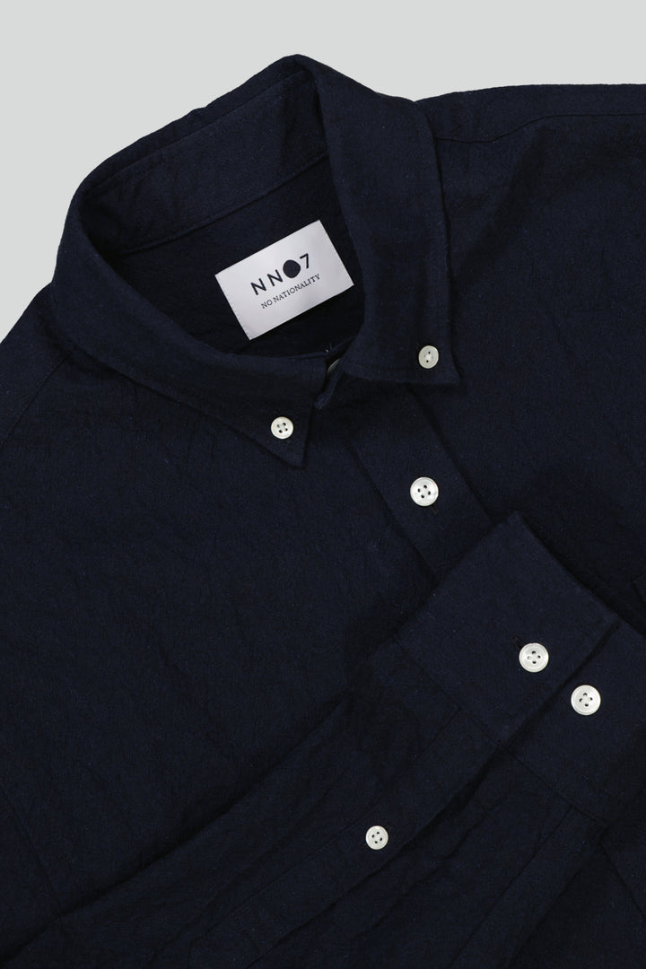 NN07 - Arne BD 5246 Button Down Shirt in Navy Blue | Buster McGee