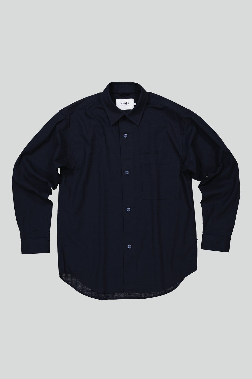 NN07 - Adwin 5634 Cotton Shirt in Navy Blue | Buster McGee