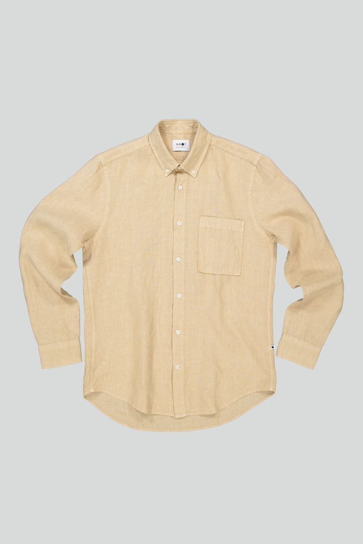 NN07 - Arne BD 5706 Linen Shirt in Irish Cream | Buster McGee