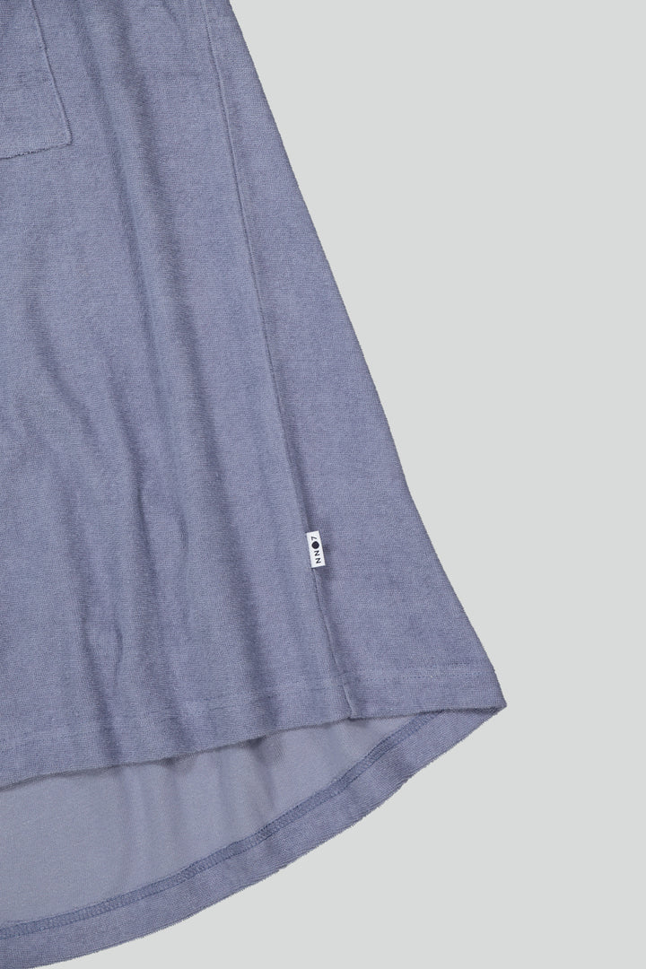 NN07 - Julio SS 3370 Terry Cloth Shirt in Stone Blue | Buster McGee