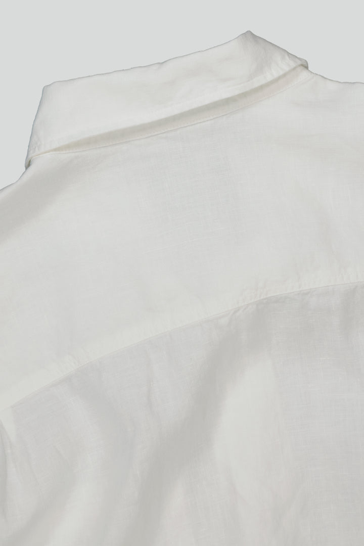 NN07 - Adwin 5706 Linen LS Shirt in White | Buster McGee Daylesford