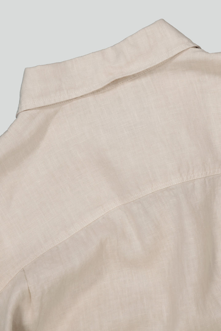 NN07 - Adwin 5706 Linen LS Shirt in Oat | Buster McGee Daylesford