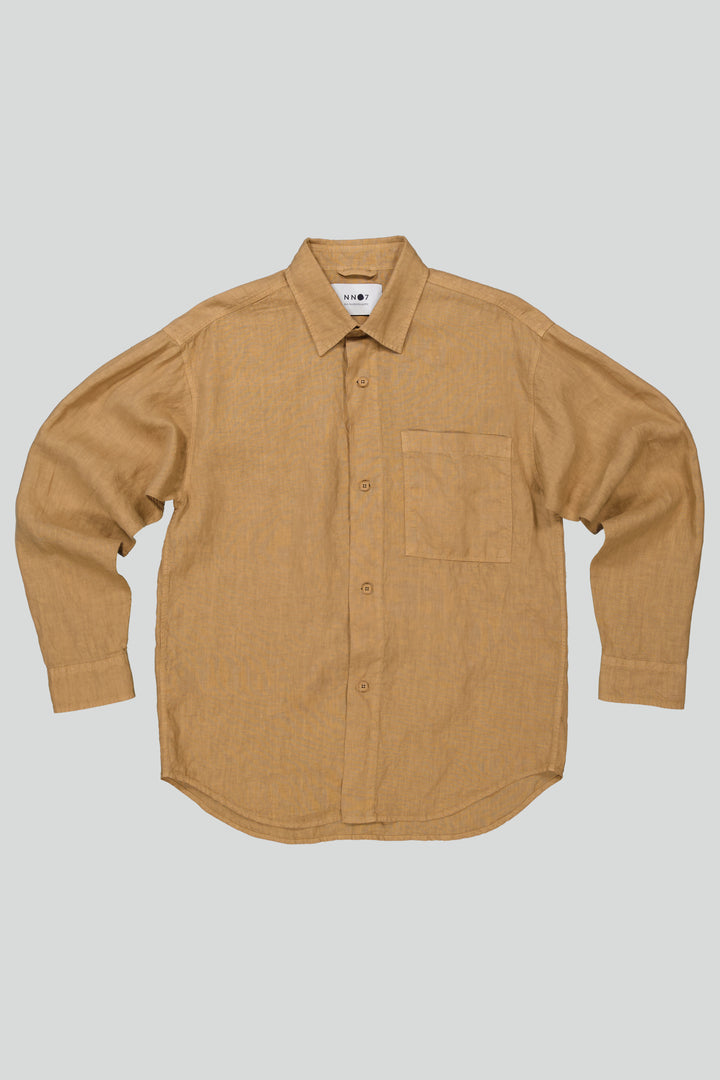 NN07 -  Adwin 5706 Linen LS Shirt in Tan | Buster McGee Daylesford