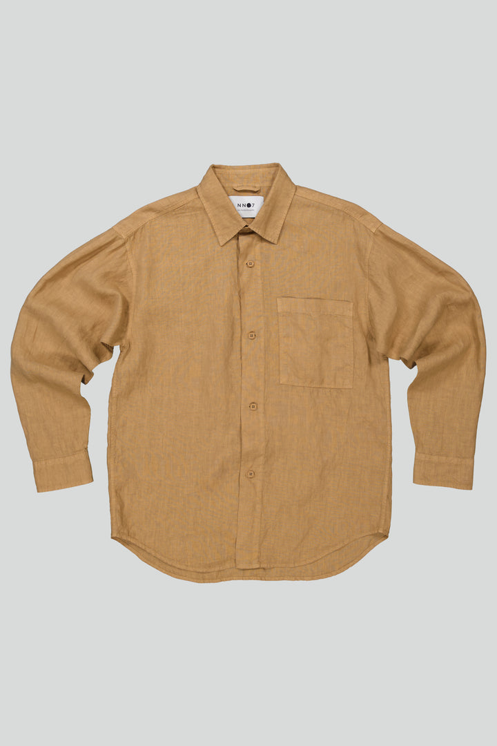NN07 -  Adwin 5706 Linen LS Shirt in Tan | Buster McGee Daylesford