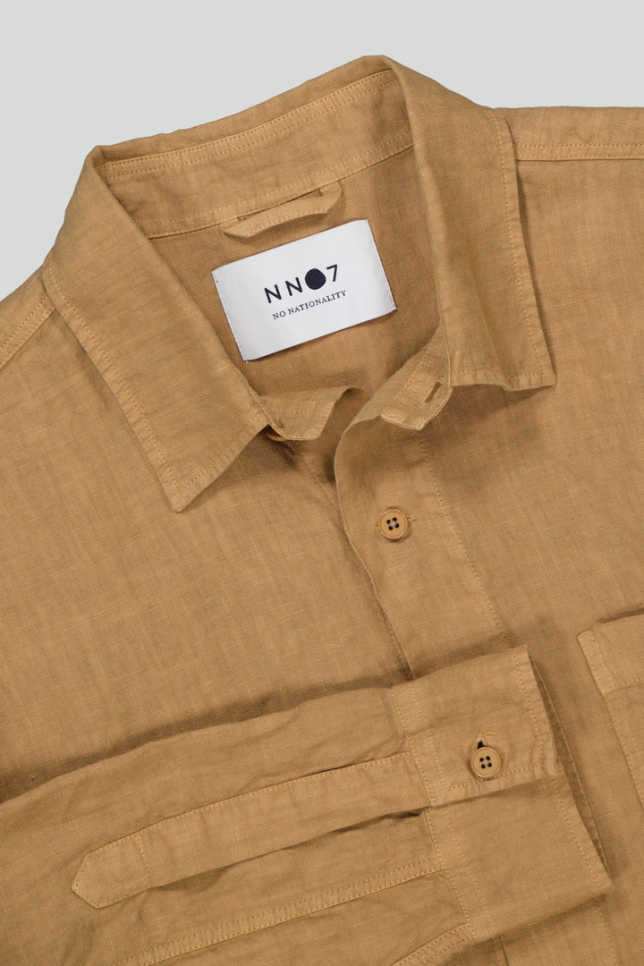 NN07 -  Adwin 5706 Linen LS Shirt in Tan | Buster McGee Daylesford