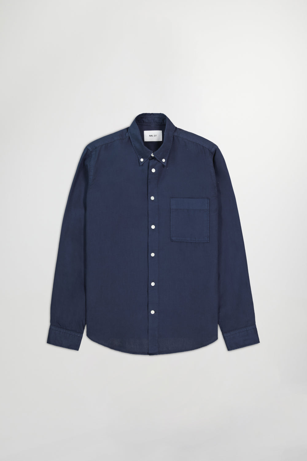 NN07 - Arne BD 5655 Longsleeve Shirt in Navy Blue | Buster McGee