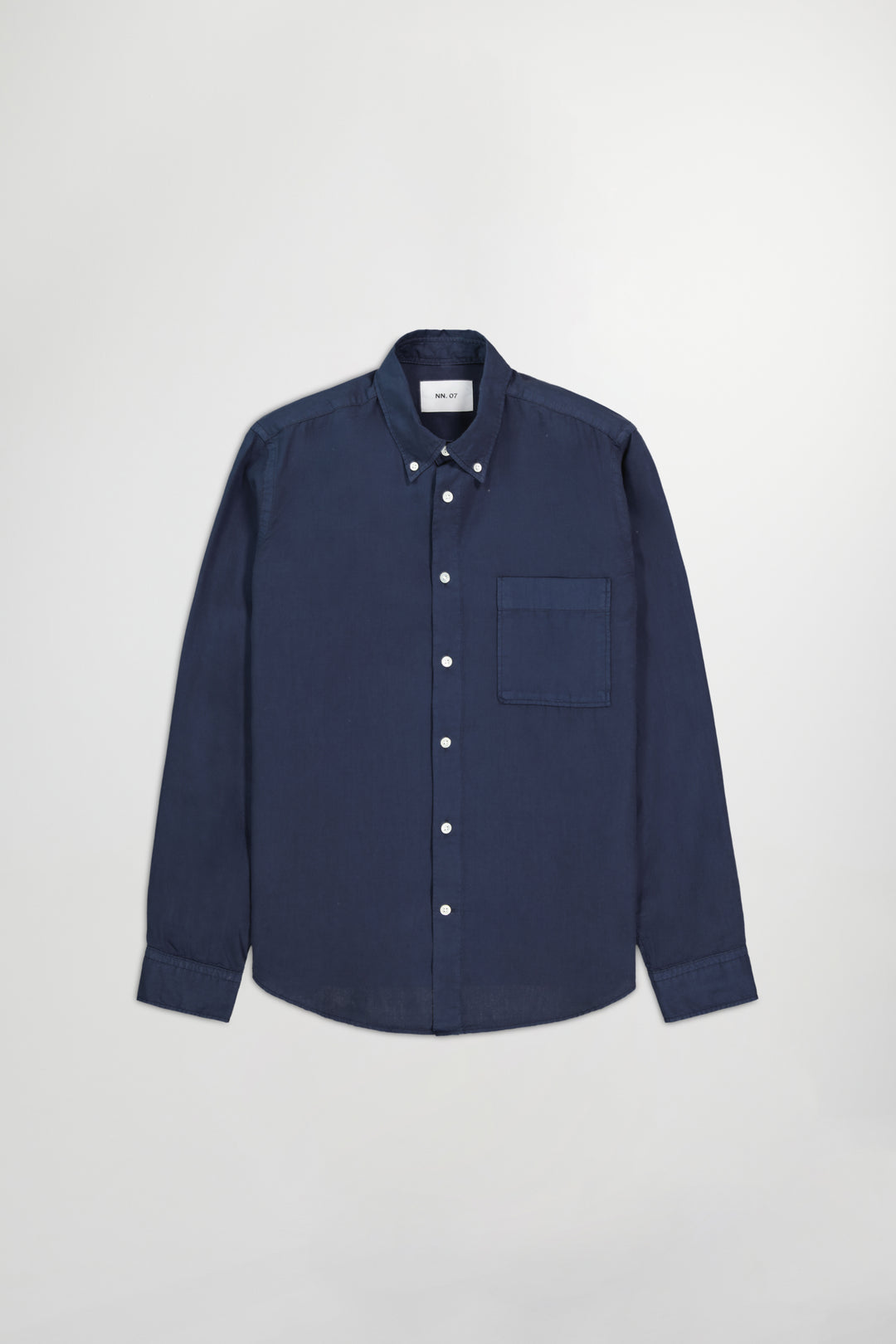 NN07 - Arne BD 5655 Longsleeve Shirt in Navy Blue | Buster McGee
