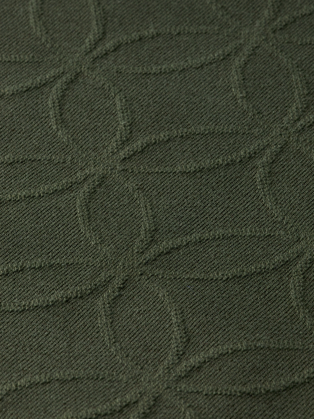 Jacquard Terry Hoodie in Heritage Green | Buster McGee