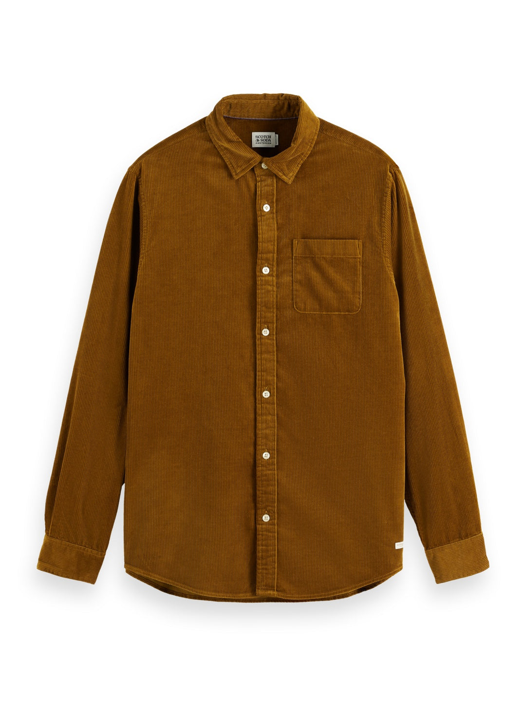 Scotch & Soda Corduroy Shirt in Golden Rust | Buster McGee
