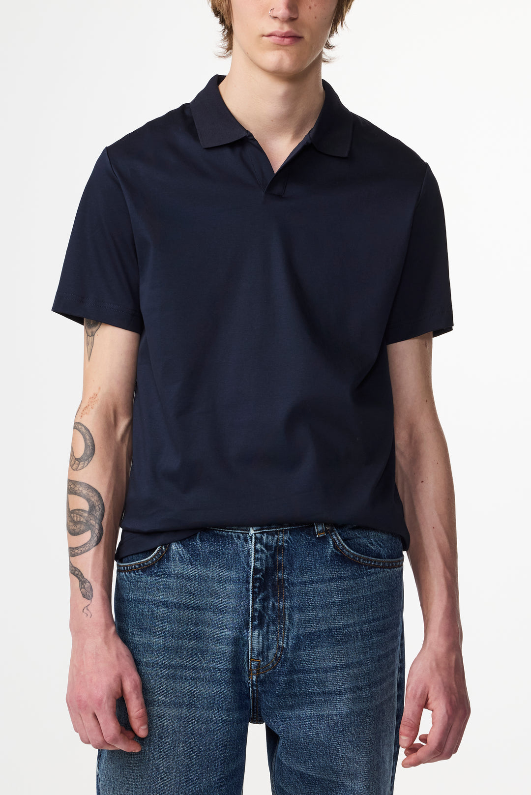 NN07 Paul 3525 SS Polo in Navy Blue | Buster McGee