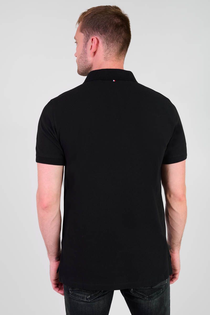 Erade Men's Polo with Skull Print in Black | Buster McGee