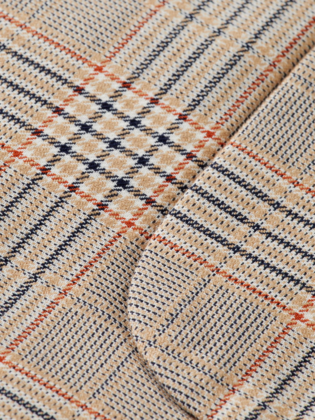 Scotch & Soda Single Breast Yarn Dyed Blazer in Soft Camel Check | Buster McGee