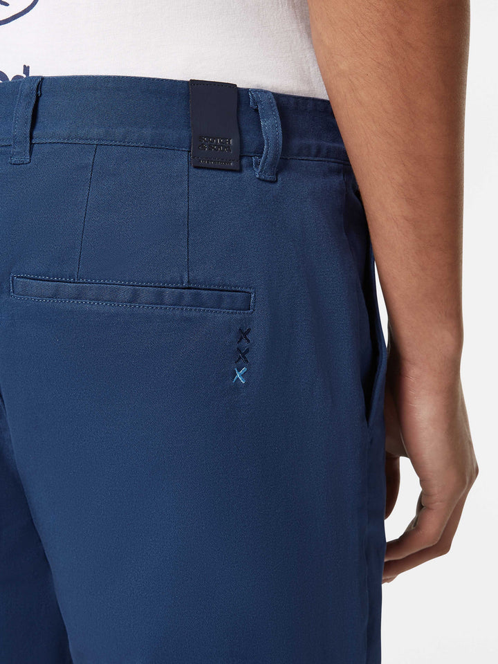 Scotch & Soda Stuart Chino Shorts in Atlantic Blue | Buster McGee