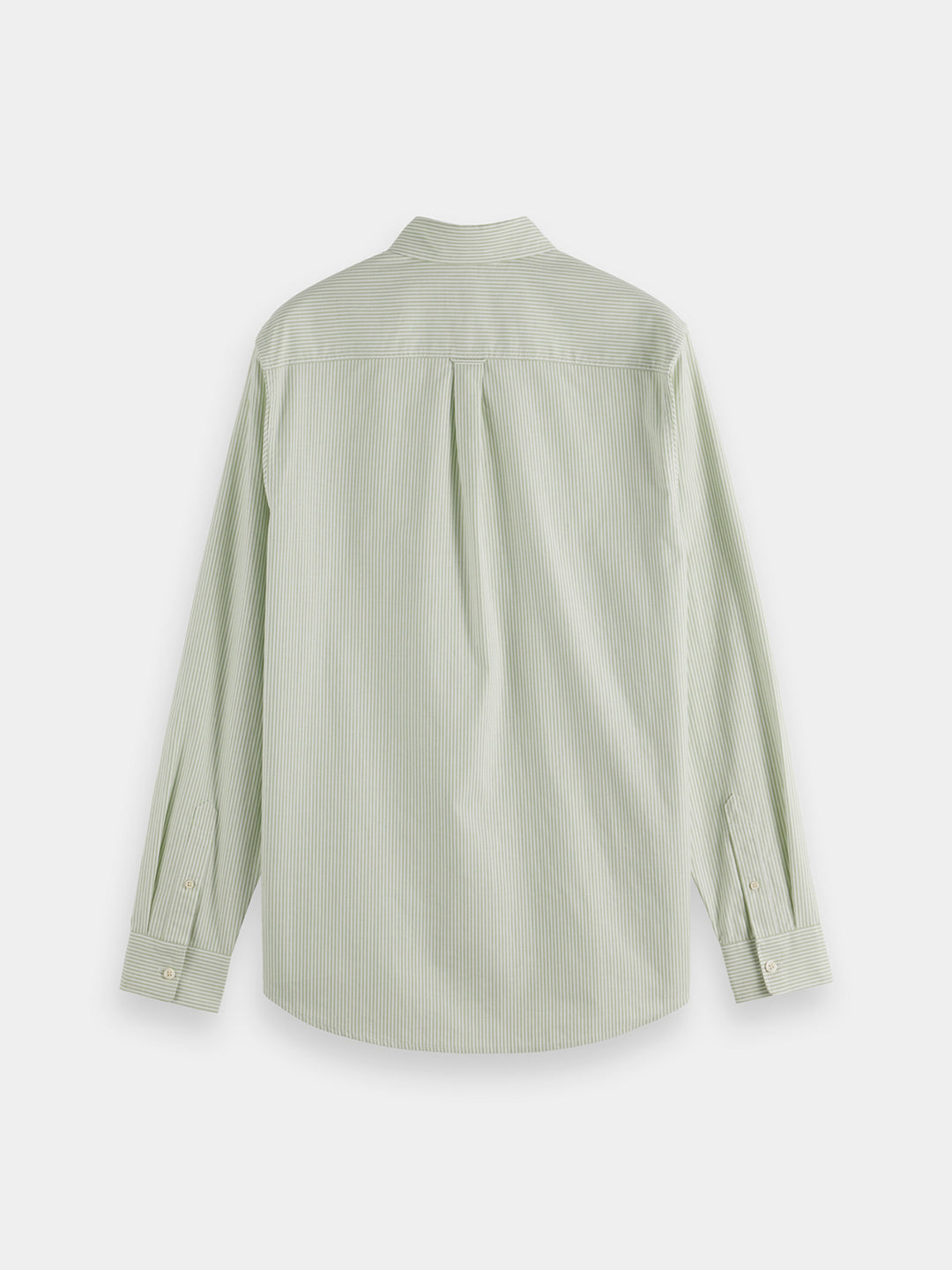 Scotch & Soda Striped Oxford Shirt in Pistachio Stripe | Buster McGee