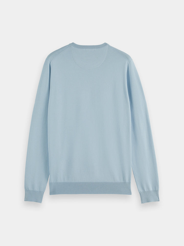 Scotch & Soda Crewneck Pullover in Shirting Blue | Buster McGee