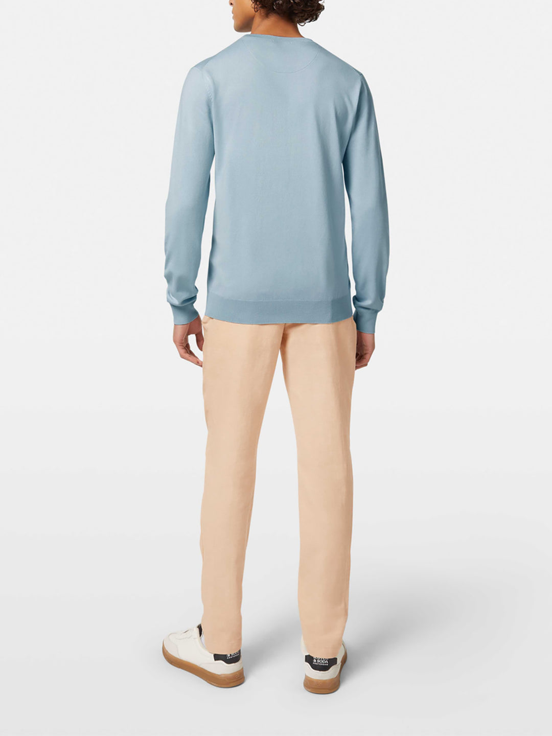 Scotch & Soda Crewneck Pullover in Shirting Blue | Buster McGee