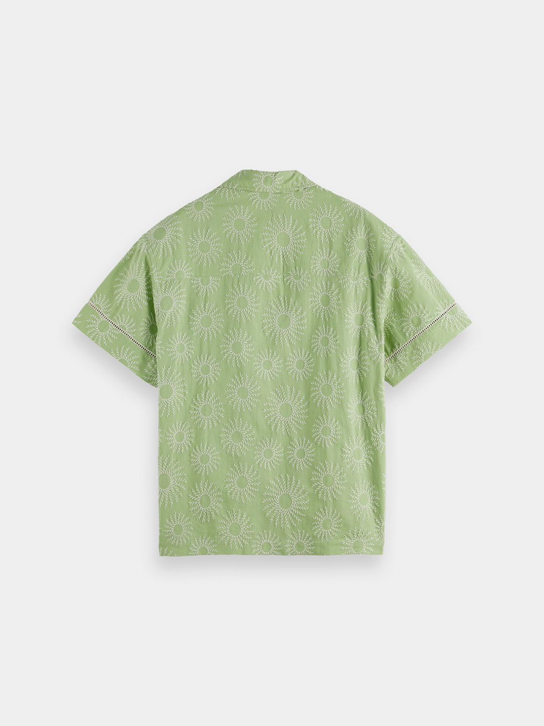 Scotch & Soda Embroidered SS Shirt in Pistachio | Buster McGee