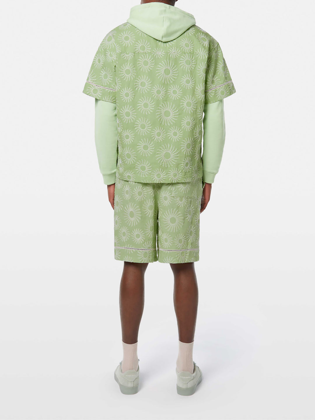Scotch & Soda Embroidered SS Shirt in Pistachio | Buster McGee