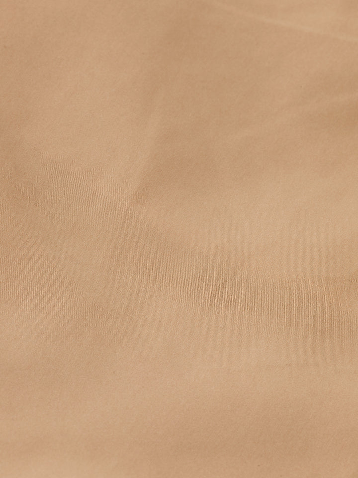 Scotch & Soda Solid Mid-Length Swim Short in Soft Camel | Buster McGee