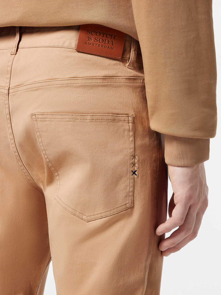 Scotch & Soda Ralston 5 Pocket  Pant in Soft Camel | Buster McGee
