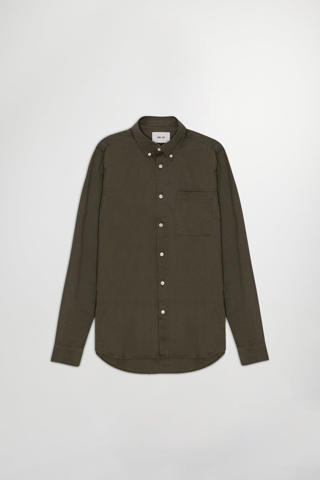 NN07 Arne BD 5655 Longsleeve Shirt in Dark Army | Buster McGee